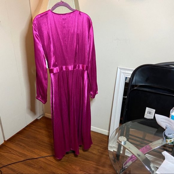 Nine West pink wrap dress new - Picture 3 of 3